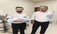 زایمان موفق در منزل  در شهر میناب با اقدام به موقع اورژانس