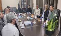 دیدار رئیس دانشکده علوم پزشکی شرق هرمزگان با شهردار میناب در اولین روز هفته سلامت
