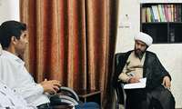 دیدار مدیر شبکه بهداشت و درمان جاسک با امام جمعه شهرستان، به مناسبت هفته سلامت