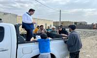 حضور فوری تیم‌های بهداشتی در روستای سیل‌زده مهرگی سیریک پس از بازگشایی مسیر