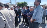 حضور رئیس دانشکده علوم پزشکی شرق هرمزگان در راهپیمایی روز قدس