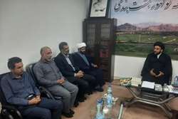 حضور رئیس سازمان بسیج جامعه پزشکی کشور در توکهور هشتبندی و دیدار با امام‌جمعه